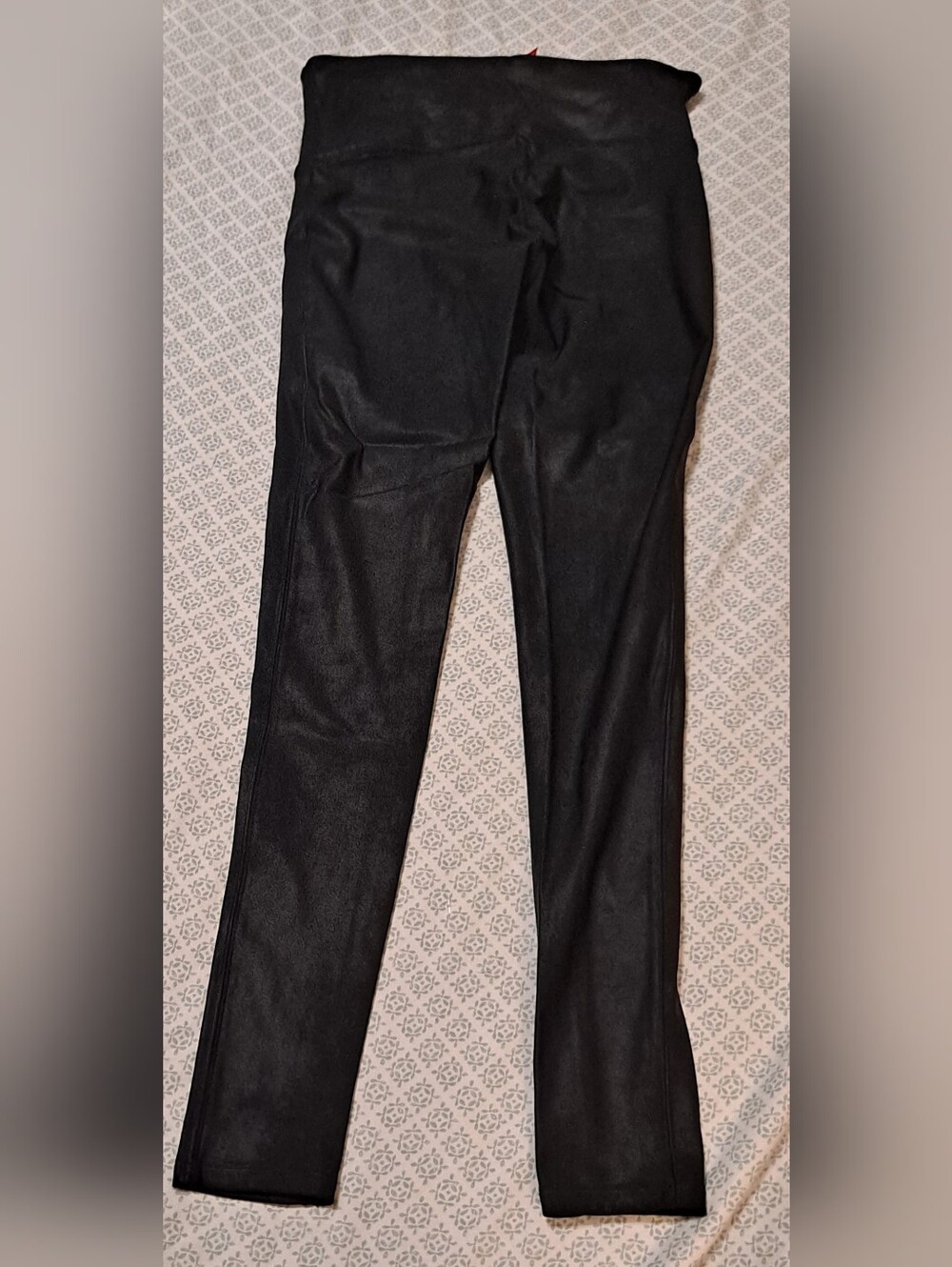 Spanx Black Women's Stretch Leggings Pants Sz M Petite